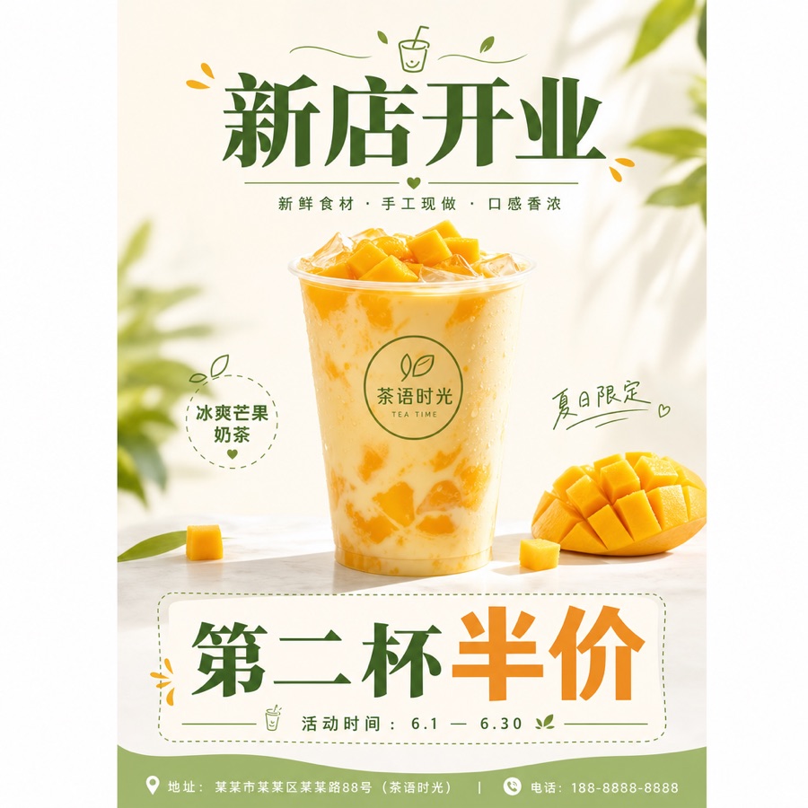 营销海报示例