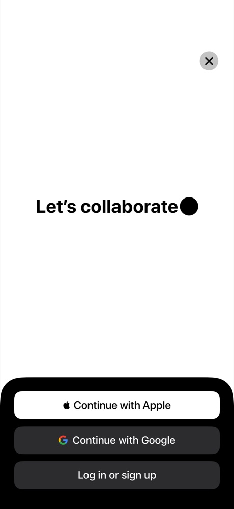 ChatGPT 登录页 Continue with Apple